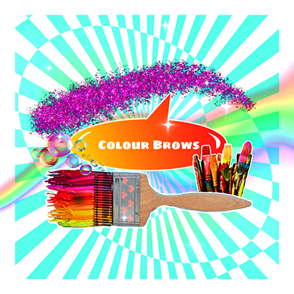 Colour Brows - wilde Brows für Partymiezen