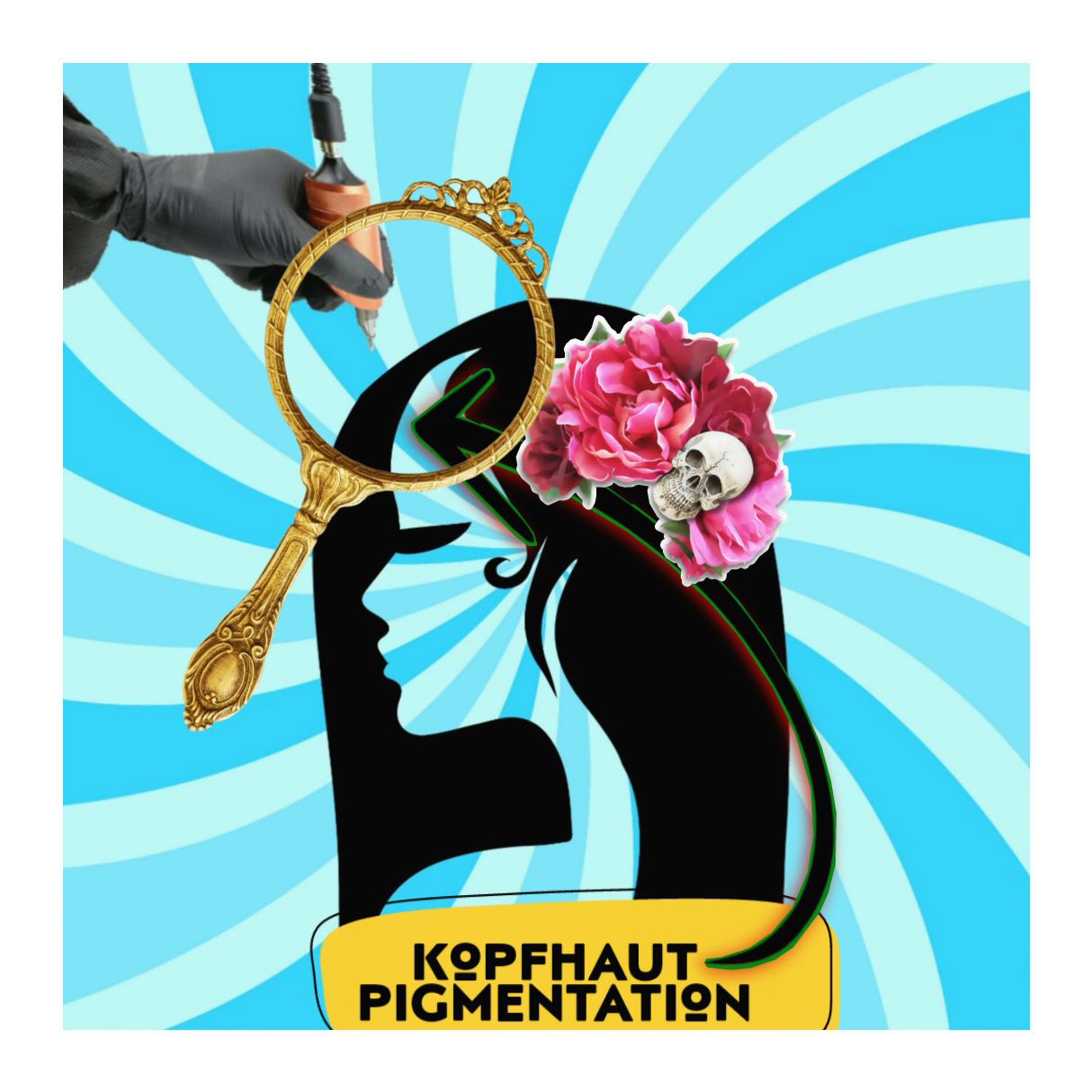 Kopfhautpigmentation